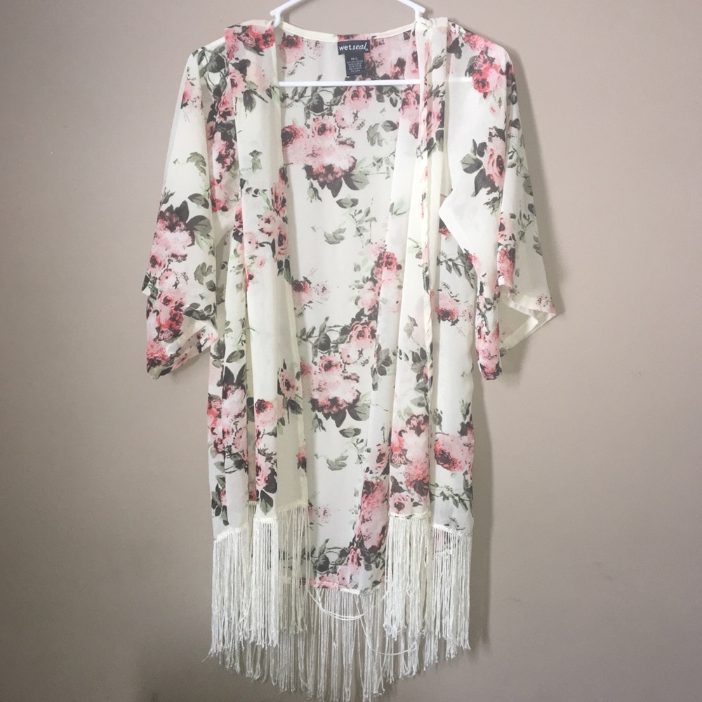 Floral cardigan